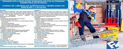 Curso de Limpieza de Superficies y Mobiliario en Edificios y Locales