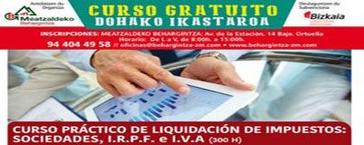 Curso Práctico de Liquidación de Impuestos: Sociedades, I.R.P.F., e I.V.A.