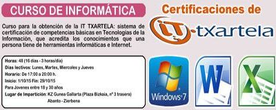 Curso de Informática IT TXARTELA